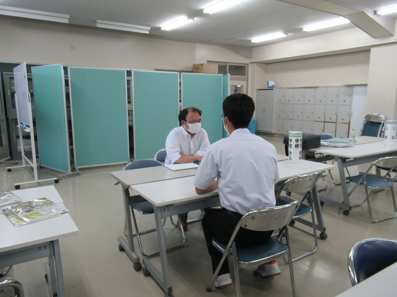 個別相談の様子