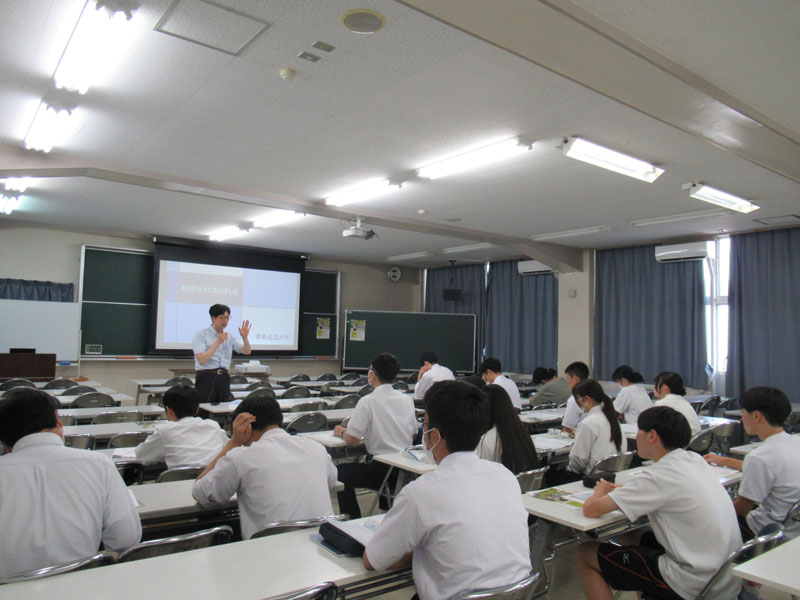 入試制度説明の様子